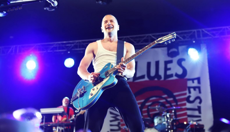 Krzysztof Zalewski na Suwałki Blues Festival 2024, fot. Marcin Iwanowicz
