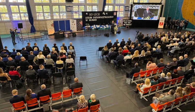 Liceum Ogólnokształcące w Sejnach świętowało jubileusz 80-lecia, 18.10.2024, fot. Anna Auron-Wasilewska