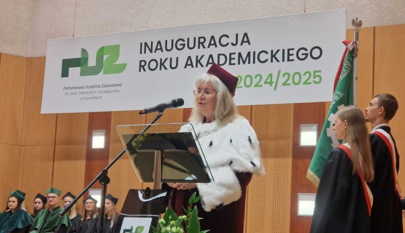 Inauguracja roku akademickiego w Państwowej Uczelni Zawodowej w Suwałkach, 3.10.2024, fot. Areta Topornicka