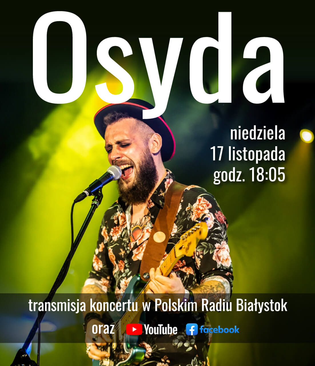 Osyda - koncert live w Polskim Radiu Białystok