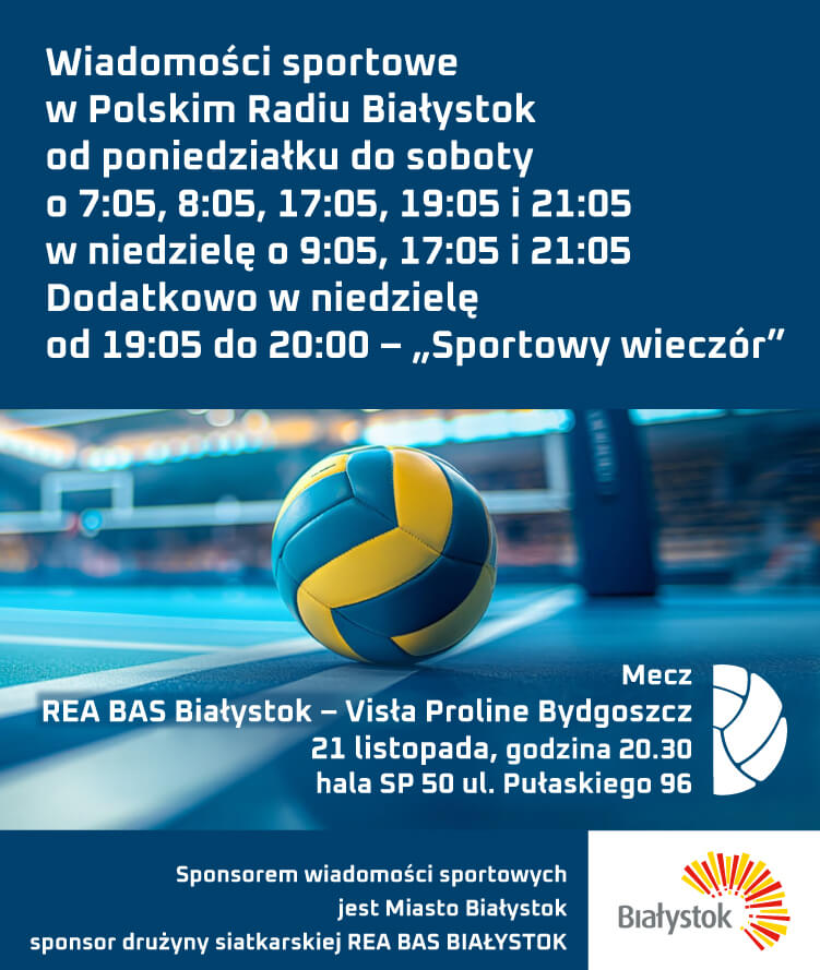 Wiadomości sportowe w Polskim Radiu Białystok