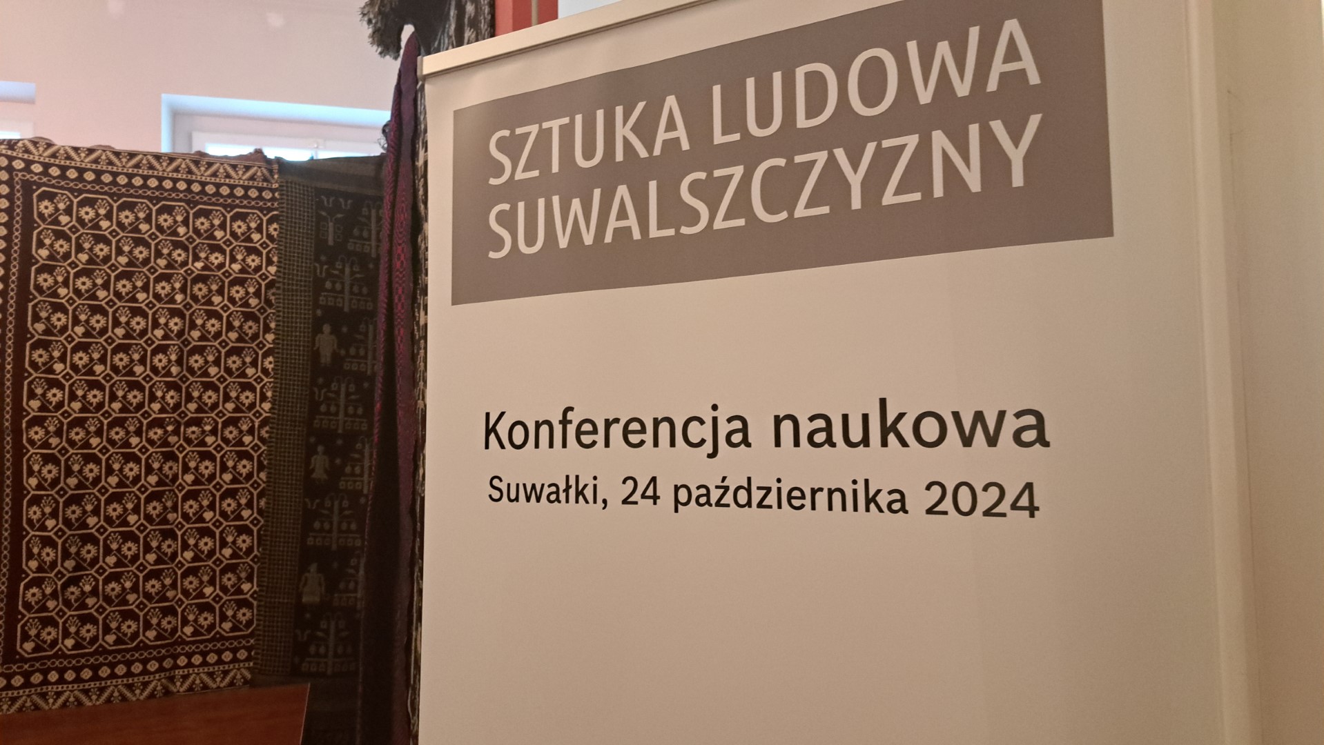 Konferencja o sztuce ludowej Suwalszczyzny w Muzeum Okręgowym w Suwałkach 24.10.2024, fot. Iza Kosakowska