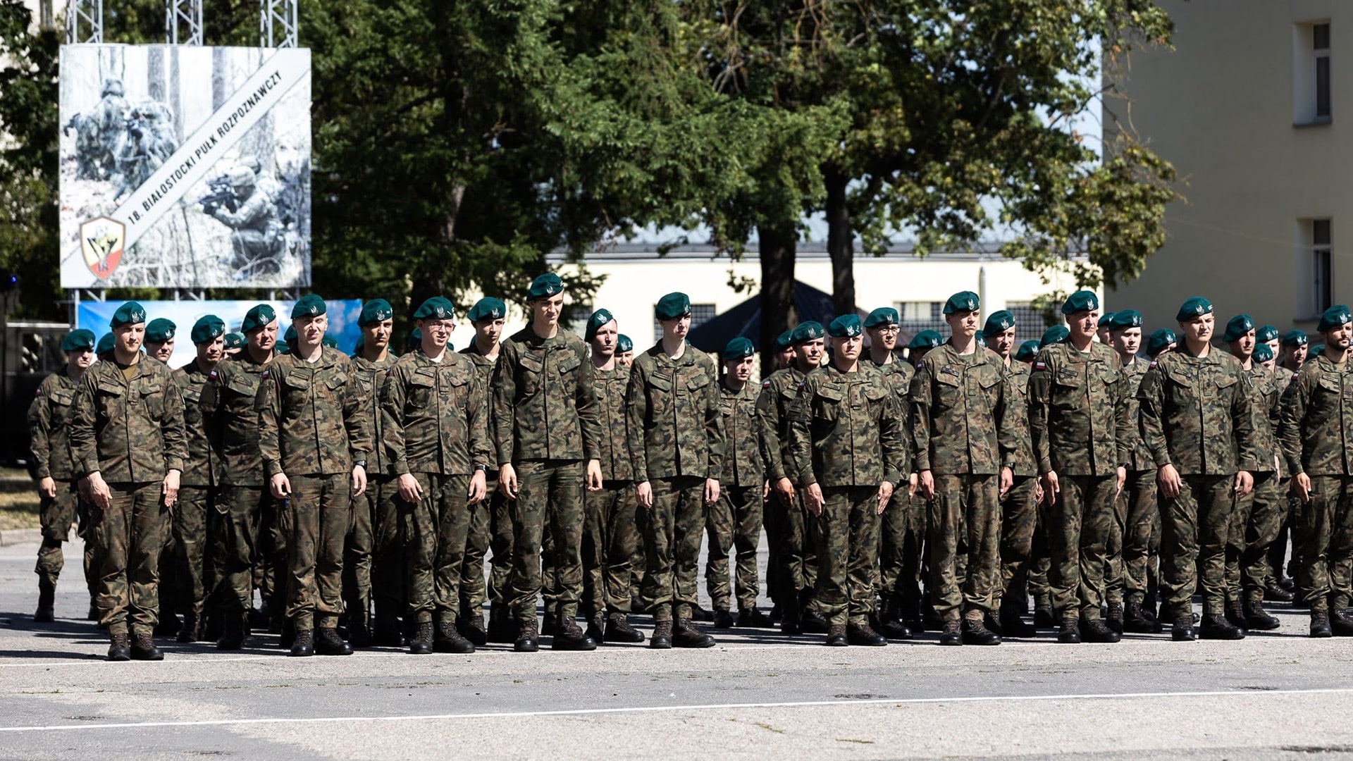 Otwarcie wojskowego obozowiska kontenerowego w Białymstoku, 28.06.2024, fot. Krzysztof Duszyński / UMWP