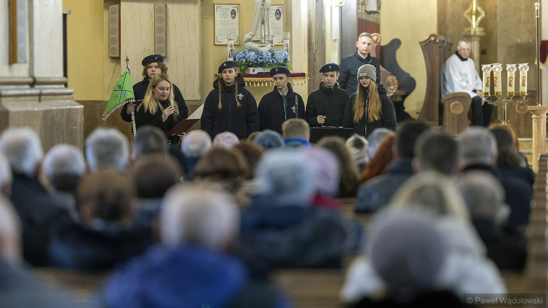 Obchody Narodowego Dnia Pamięci Żołnierzy Wyklętych w Jedwabnem, 32.03.2025, fot. Paweł Wądołowski