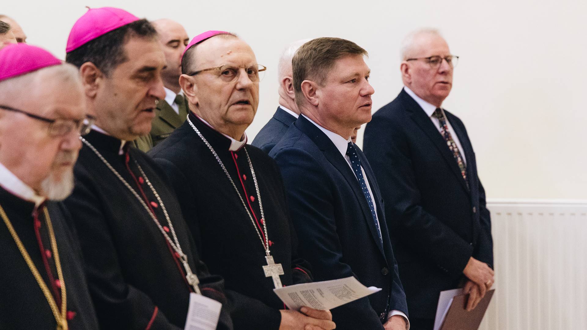 Spotkanie świąteczne w auli Wyższego Seminarium Duchownego w Drohiczynie, 3.01.2024, fot. Krzysztof Duszyński/UMWP