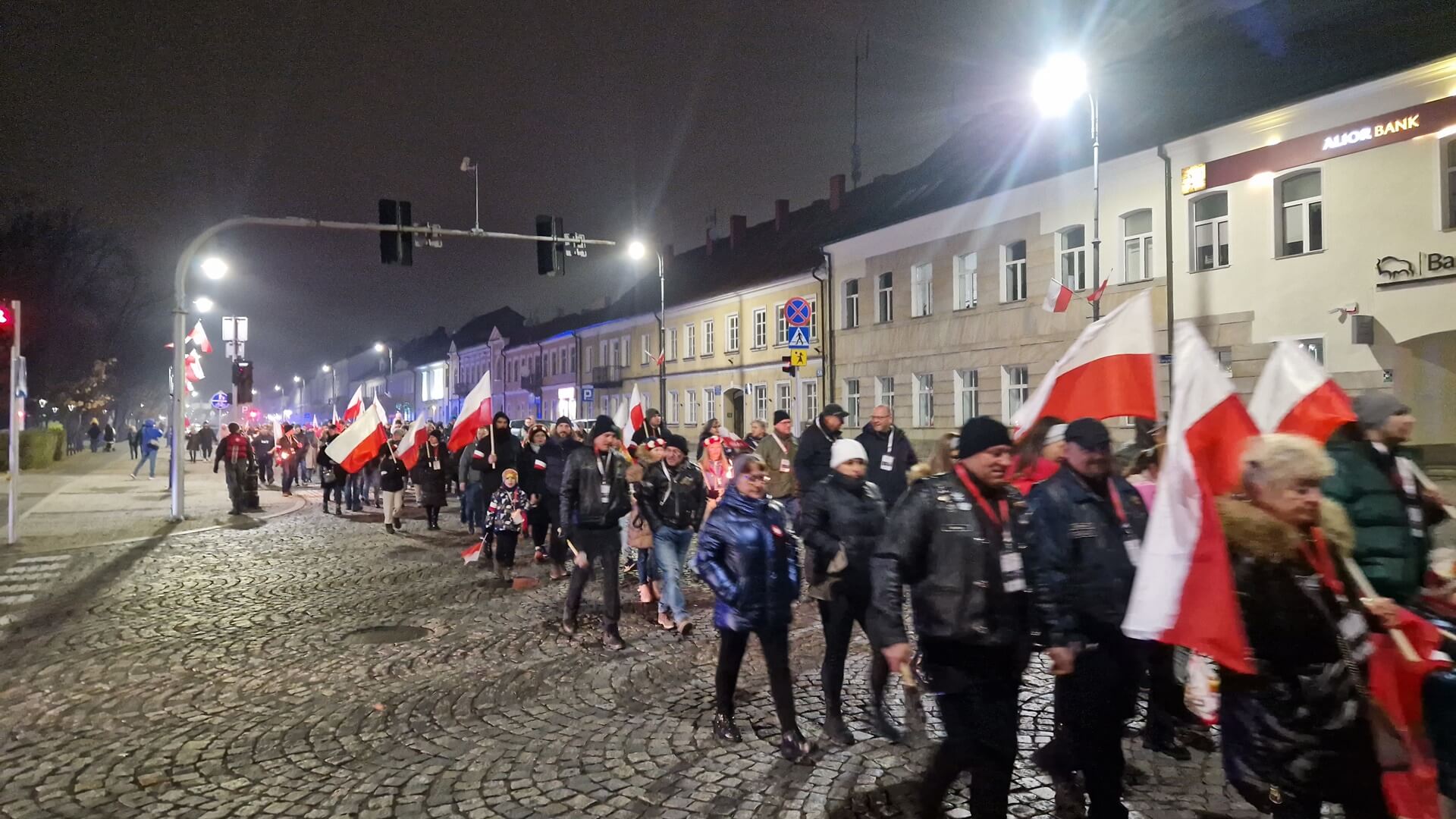 Młodzieżowy Marsz Niepodległości w Suwałkach, 11.11.2024, fot. Areta Topornicka