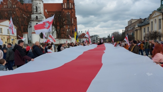 Dzień Woli w Białymstoku, 25.03.2023 r., fot. Michał Stepaniuk.