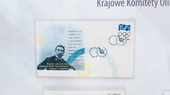 Otwarcie wystawy kopert Pierwszego Dnia Obiegu FDC o tematyce olimpijskiej, 25.07.2024, fot. Barbara Sokolińska