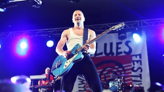 Krzysztof Zalewski na Suwałki Blues Festival 2024, fot. Marcin Iwanowicz