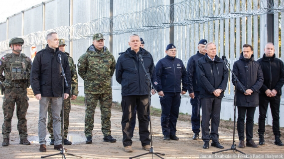 Polsko-białoruska granica, Niemirów, 17.10.2024, fot. Joanna Szubzda