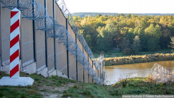 Polsko-białoruska granica, Niemirów, 17.10.2024, fot. Joanna Szubzda