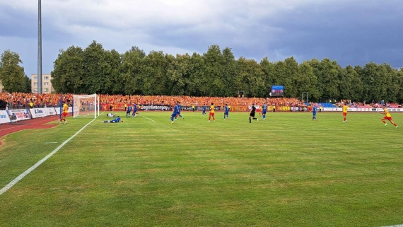 FK Paneveżys - Jagiellonia Białystok, 23.07.2024, fot. Joanna Szubzda