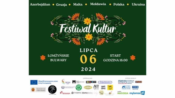 Plakat Festiwalu Kultur w Łomży, źródło: materiały organizatora