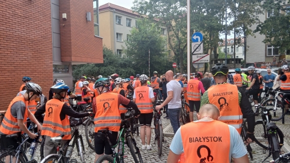 Wyjazd pielgrzymki Rowerymka na Jasną Górę, 3.08.2024, fot. Michał Romańczuk