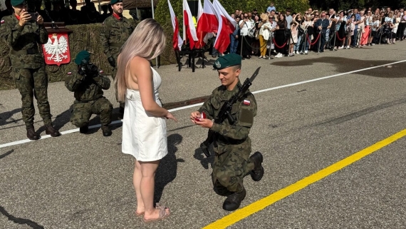 Przysięga żołnierzy ochotników w Suwałkach, 10.08.2024, fot. Anna Auron-Wasilewska