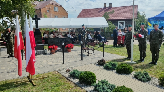 80. rocznica pacyfikacji wsi Roszki-Wodźki, 27.07.2024, fot. Barbara Sokolińska