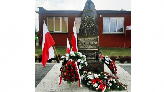 Obelisk upamiętniający pacyfikację wsi Jaworówka w 1863 roku, źródło: IPN Białystok