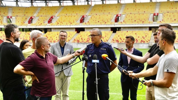 Konferencja przed meczem Jagiellonia Białystok-Ajax Amsterdam, 21.08.2024, źródło: Podlaski Urząd Wojewódzki