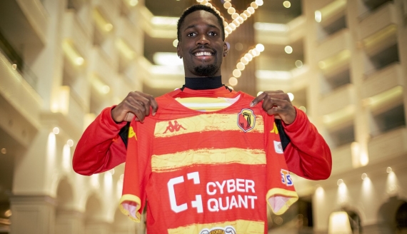 Aurelien Nguiamba, źródło fot.: Jagiellonia Białystok