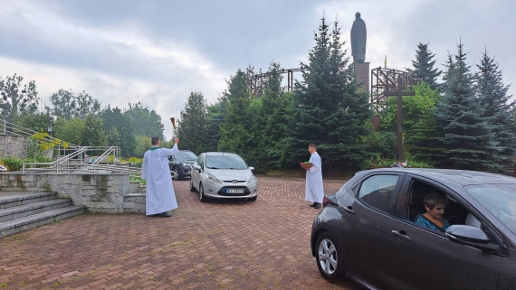 Święcenie pojazdów w Łomży, 28.07.2024, fot. Adam Dąbrowski