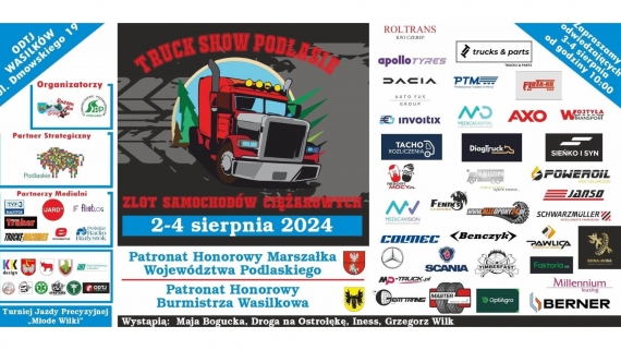 Plakat TRUCK SHOW PODLASIE, źródło: materiały organizatora