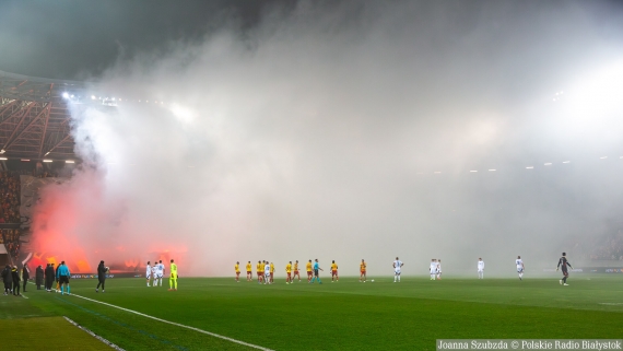 Jagiellonia Białystok - Molde FK, 7.11.2024, fot. Joanna Szubzda