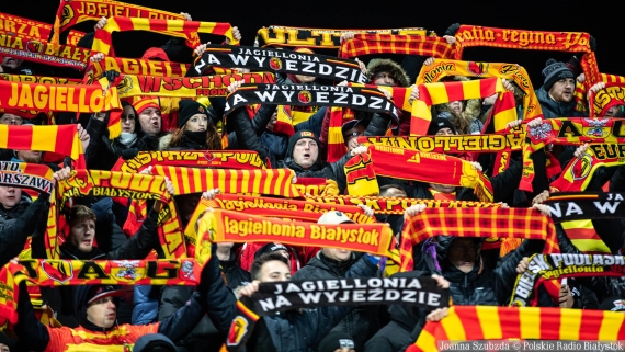 Olimpia Grudziądz - Jagiellonia Białystok, 5.12.2024, fot. Joanna Szubzda