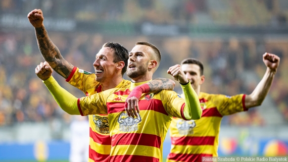 Jagiellonia Białystok - Molde FK, 7.11.2024, fot. Joanna Szubzda