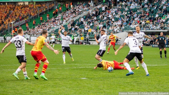 Legia Warszawa - Jagiellonia Białystok, 7.04.2024, fot. Joanna Szubzda