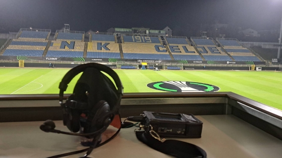 Stadion w mieście Cejle na Słowenii, 28.11.2024, fot. Jerzy Kułakowski