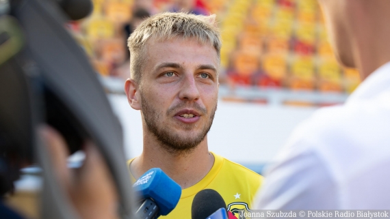 Jagiellonia Białystok - Żalgiris Kowno, 13.07.2024, fot. Joanna Szubzda