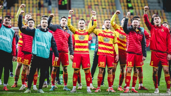 Jagiellonia Białystok - Cercle Brugge, 6.03.2025, fot. Joanna Szubzda