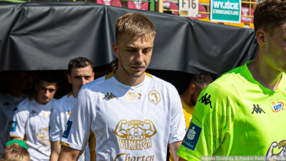 Mateusz Skrzypczak, GKS Katowice - Jagiellonia Białystok, 25.08.2024, fot. Joanna Szubzda