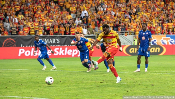 Jagiellonia Białystok - FK Paneveżys, 31.07.2024, fot. Joanna Szubzda