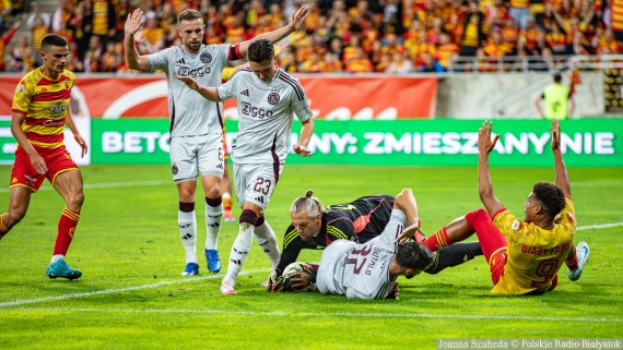 Jagiellonia Białystok - Ajax Amsterdam, 22.08.2024, fot. Joanna Szubzda