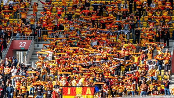 Jagiellonia Białystok - Lechia Gdański, 10.04.2023, fot. Joanna Szubzda