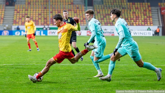 Jagiellonia Białystok - Śląsk Wrocław, 22.11.2024, fot. Joanna Szubzda