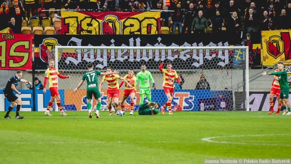 Jagiellonia Białystok - Śląsk Wrocław, 8.03.2023, fot. Joanna Szubzda