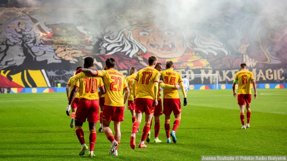 Jagiellonia Białystok - Molde FK, 7.11.2024, fot. Joanna Szubzda