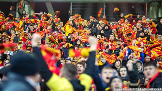 Jagiellonia Białystok - Lech Poznań, 17.02.2024, fot. Joanna Szubzda