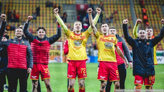 Jagiellonia Białystok - Lech Poznań, 16.03.2025, fot. Joanna Szubzda