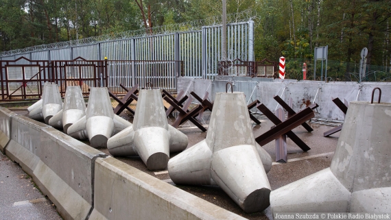 Polsko-białoruskie przejście graniczne w Połowcach, 11.10.2024, fot. Joanna Szubzda