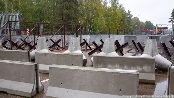 Polsko-białoruskie przejście graniczne w Połowcach, 11.10.2024, fot. Joanna Szubzda