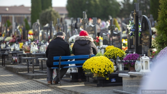 Wszystkich Świętych w Łomży, 1.11.2024, fot. Paweł Wądołowski