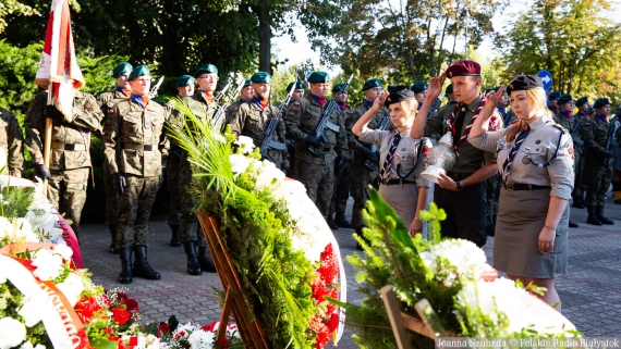 80. rocznica wybuchu Powstania Warszawskiego - obchody w Białymstoku, 1.08.2024, fot. Joanna Szubzda