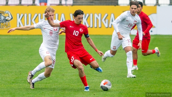 Polska - Turcja, mecz reprezentacji U20 w Łomży, 15.10.2024, fot. Paweł Wądołowski