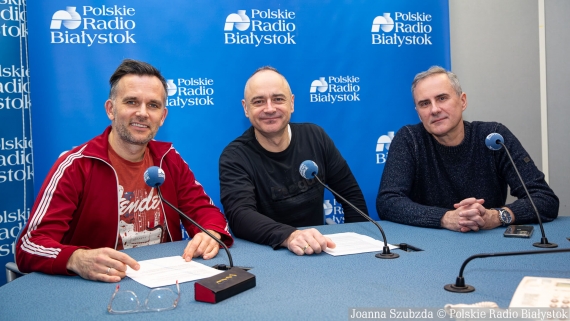 Andrzej Bajguz, Marcin Kozłowski i Tomasz Kleszczewski, fot. Joanna Szubzda