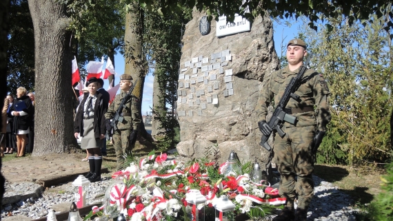 W Wysokiem Mazowieckiem odsłonięto monument upamiętniający Sybiraków, 29.09.2024, fot. Adam Dąbrowski