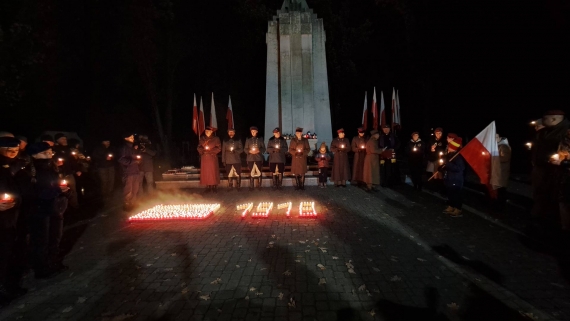 "Światło Pamięci Niezwyciężonym", 10.11.2024, fot. Ryszard Minko