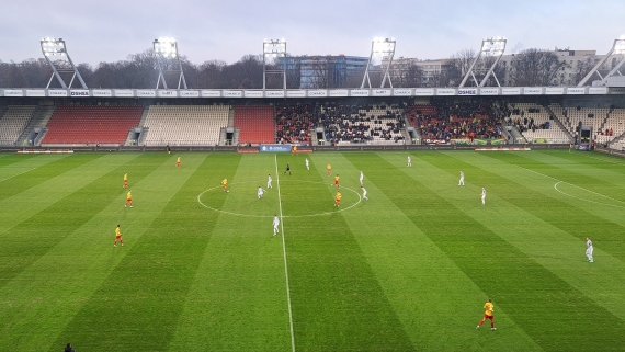 Puszcza Niepołomice - Jagiellonia Białystok, 8.12.2024, fot. Wojciech Szubzda